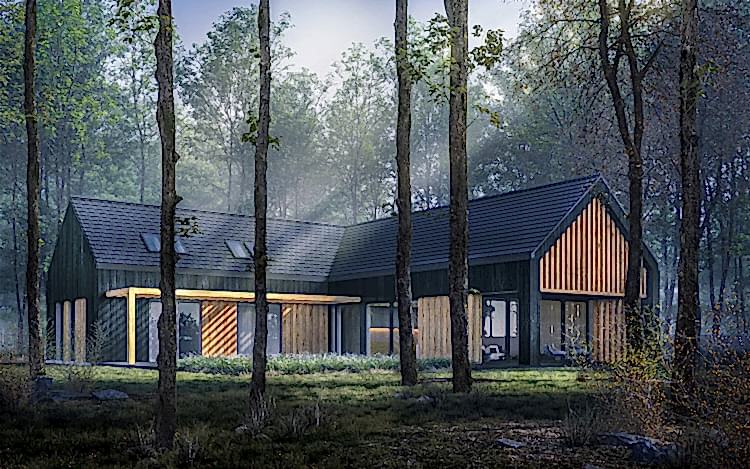 Projekt domu jednorodzinnego w Sokolnikach