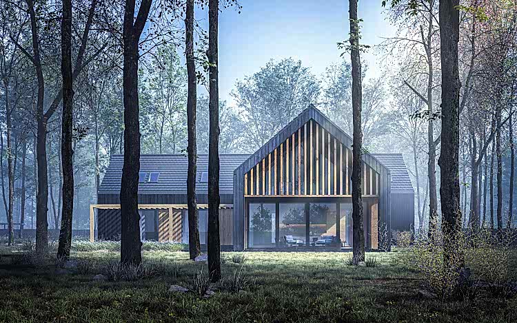 Projekt domu jednorodzinnego w Sokolnikach