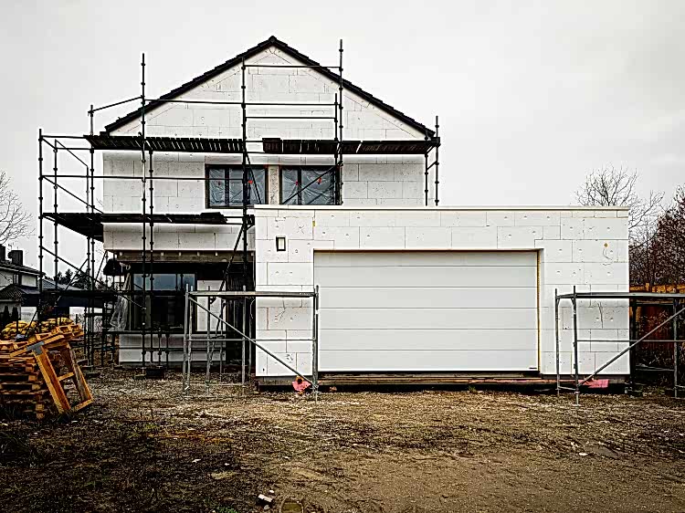 Budowa domu jednorodzinnego na Bałutach w Łodzi - nadzór autorski