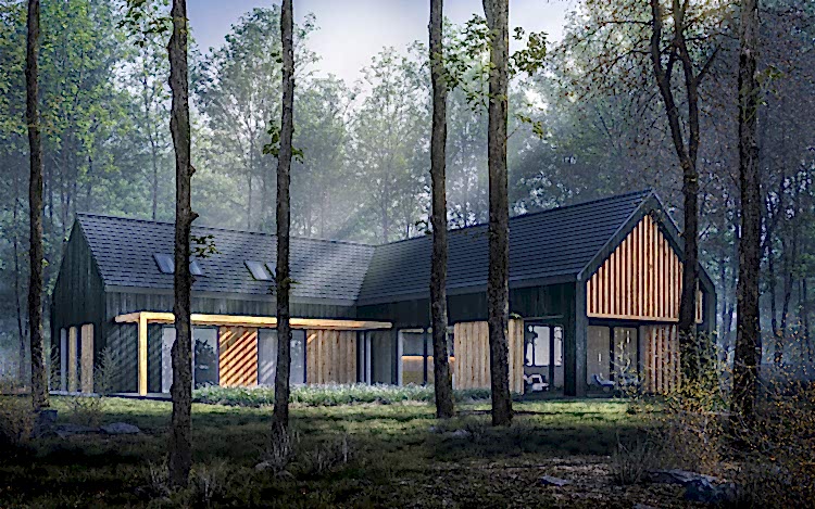 Projekt domu jednorodzinnego w Sokolnikach