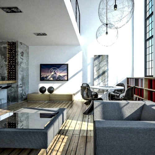 Loft w Scheiblera